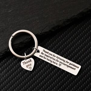 Thank you for listening gift Keychain keepsake teacher parent friend